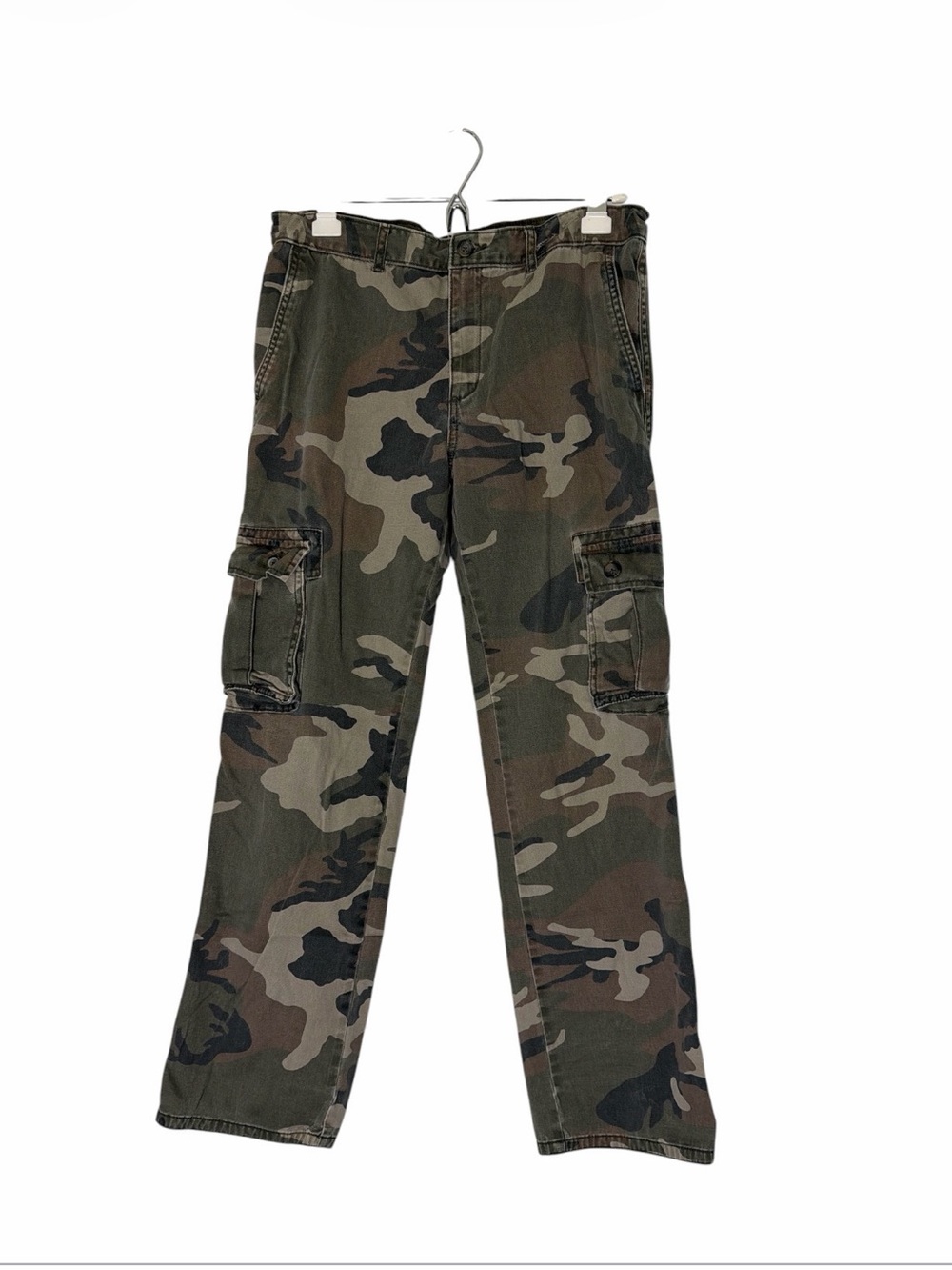 Old Navy Men’s camouflage Olive Green Utility Pants Size 18 Husky Boys